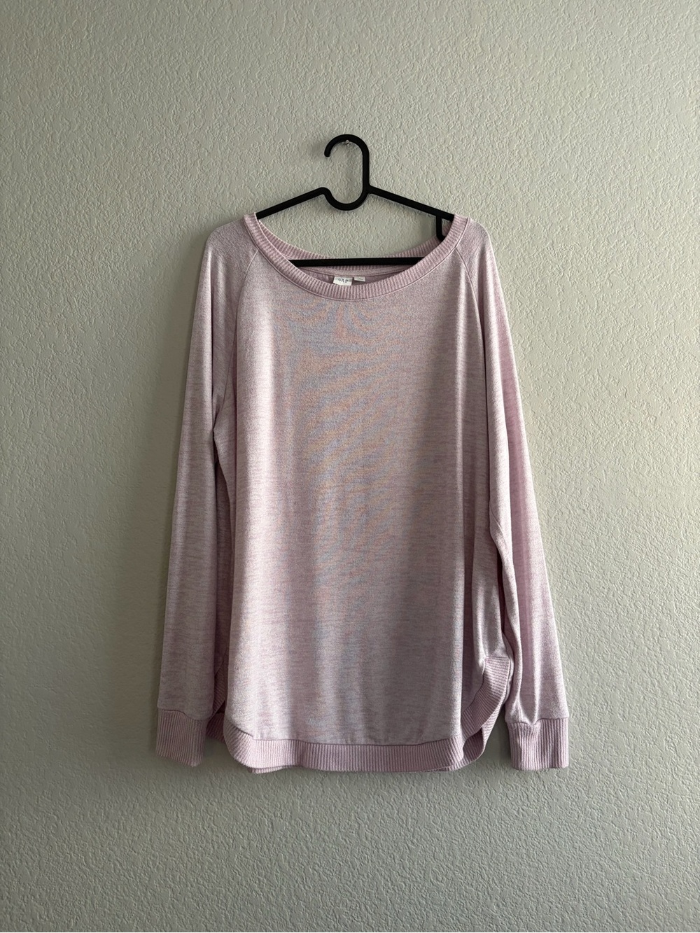GAP Light Purple Scoop Neck Long Sleeve Sweater
